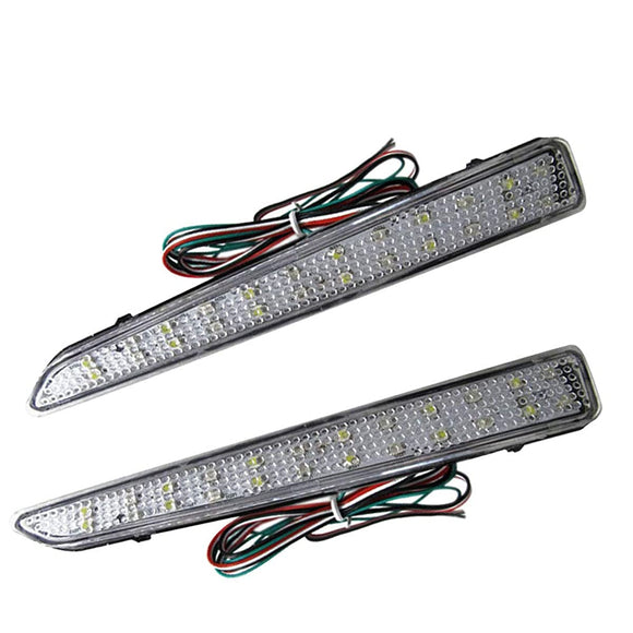 Autoagency LE295-02 LED Reflector, RoomyTank (M900A, M910A), Clear Lens, Left and Right 2 Pieces