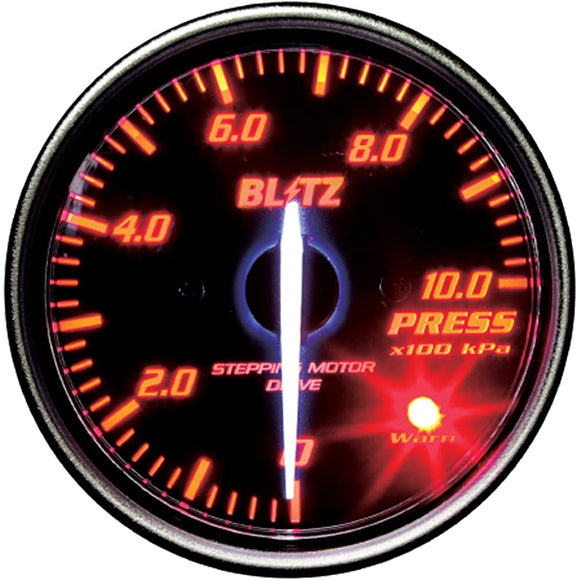 Blitz Racing Meter SD Round Analog Meter φ52 PRESS METER RED 19594