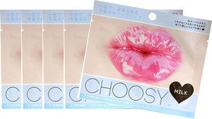 Pure Smile CHOOSY Chewy Lip Pack Milk 5 Pack