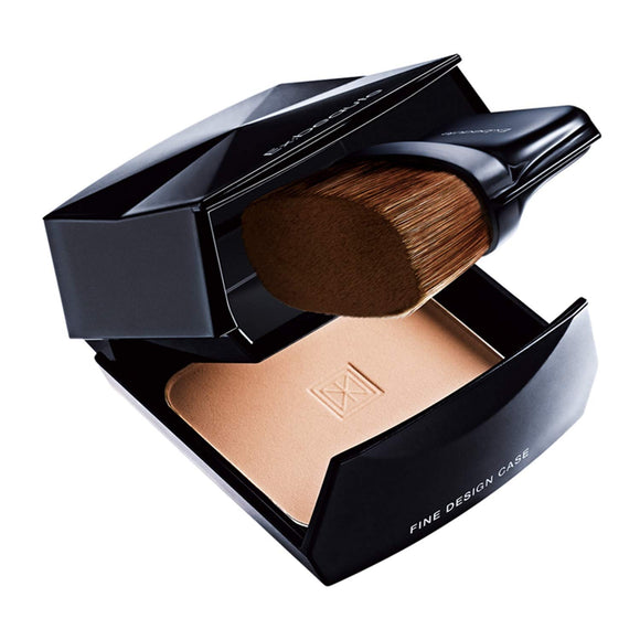 Ex:beaute Vision Foundation Fine Cover Powder Refill + Case + Brush [N002/**]