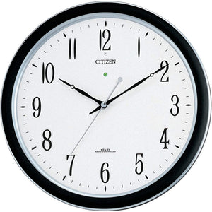 Rhythm Citizen Nemurina M691F 4MY691-N19 Wall Clock, Analog, For Indoor Use, Strengthened, Splashproof, Dustproof, Model, Perfect for Kitchen, Silver