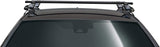 Terzo by Piaa EF14BL ROOF RACK, Base Carrier, Foot, 4 Pieces, Roof-ON Type, Black, Fully Locking Type