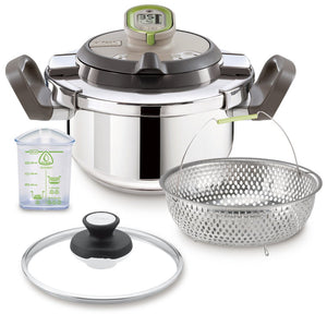 T-fal P4294031 Pressure Cooker, Active Cook Plus, With Timer, Induction Compatible, 3L