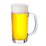 Toyo Sasaki Glass P-06431-JAN Beer Stein, 15.2 fl oz (435 ml), Alpha, Made in Japan, Dishwasher Safe, Pack of 6