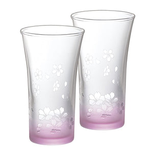 Sakura no Mai Glass Single Mouth Beer Pair 16-752-5