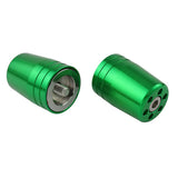 POSH 031579-28-10 Motorcycle Handlebar End, Ultra Heavy Bar End, for Genuine Kawasaki Handle, M8 Type, Lime Green