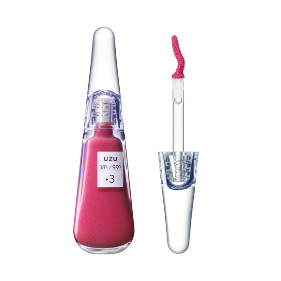 UZU BY FLOWFUSHI 38°C / 99°F Lip Treatment [+3 Pink] Lip Care Skin Fungus Moisturizing Fragrance Free Hypoallergenic
