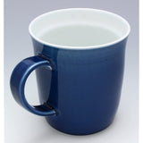 tomofac Glass Navy 9 cm Hasami Key Point Double Walled Mug