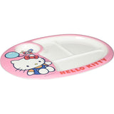 Daiwa (Two Japanese) melamine Children Lunch Dish Hello Kitty Pink