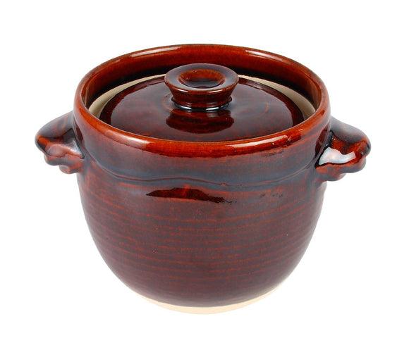 Maruyoshi Pottery Candy Glazed Rice Pot, 2 Cups M0529