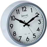 TOSSDICE Wall Clock, Large DEEP BRITISH CLASSIC WALL CLOCK GRAY 14.6 x 3.9 x 14.6 inches (37 x 10 x 37 cm)