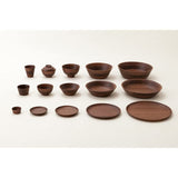 La, Loose hikiyose 2 Tier ll (Dish Ll) Walnut Wood 130143