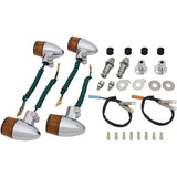 Posh (POSH) Bike Supplies Winker Kit Super Bike Mini Type Plating Body/Orange Lens CB1100 CB1100EX 2014 ~ 2015 051532-33