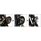 MOTOR ROCK 69 Bates Light Chrome & Black MR-LIT006