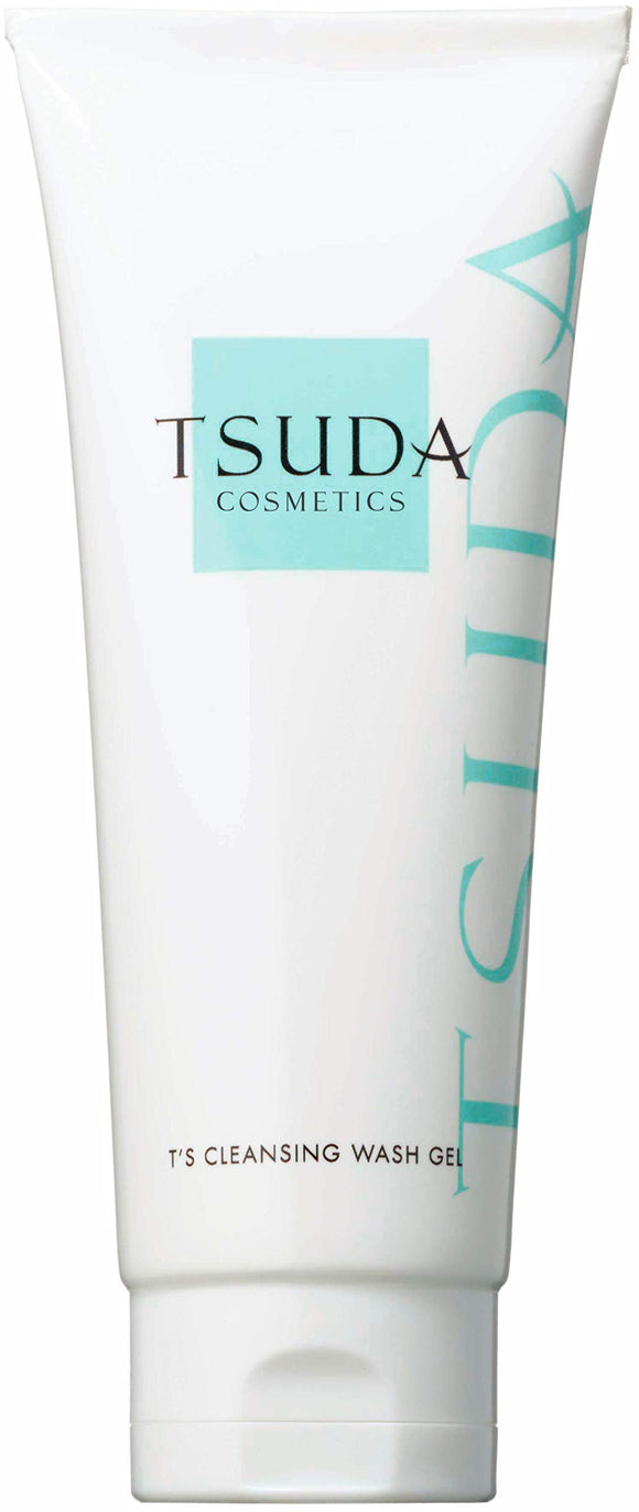 TSUDA COSMETICS T's Cleansing Wash Gel Tsuda Cosmetics Makeup Remover Face Wash Cleansing Sensitive Skin 100g