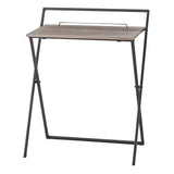 AZUMAYA PT-780BK Folding Desk, Black