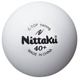 Nittaku Table Tennis Ball, For Practice, C Top Tre Tennis