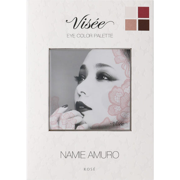 Vissee Riche Eye Color Palette NA 02 Bordeaux Brown 4g [Namie Amuro Collaboration Design]