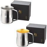 Tamahashi Tumbler Silver (24k Gold Plated Inner) 380cc "Miyabi" Hand Included MY-02