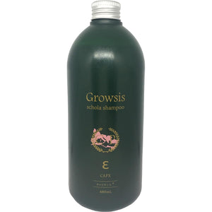 Contains the highest concentration of "Capixyl" at 2% Growsys Scola Shampoo Epsilon (ε) Refill 480ml Leads to healthy hair with firmness and elasticity