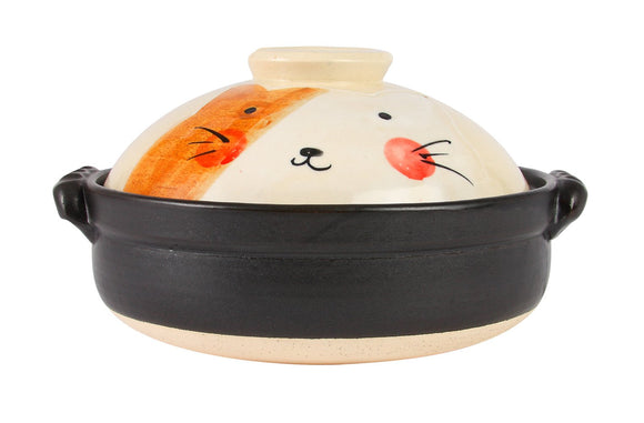 Maruyoshi Pottery Hand-painted Cat No. 8 Pot M0523