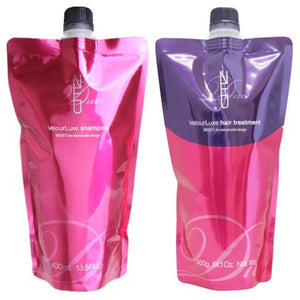 Milbon Deesse Neu Due Velor Luxe Shampoo V400ml Refill & Treatment V400g Refill