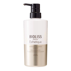 SALON STYLE KOSE Bioliss Botanical Aesthetic Refining Shampoo (Smooth) (Smooth and Tone) Swell Dry Damage Care Jasmine & Freesia 500ml