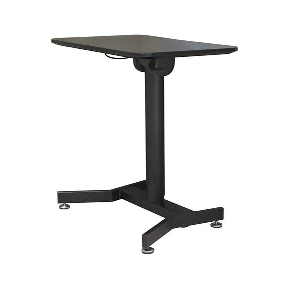 Itoki YLU-690-BK Standing Desk, Elevating Type, Gas Pressure Type, For Home Work, Computer Desk, Stepless Adjustable Height, Stepless Angle Adjustment, Salida Lifting Desk, Width 27.2 x Depth 18.5 x Height 28.3 - 43.7 inches (69 x 47 x 72 - 111 cm), Black