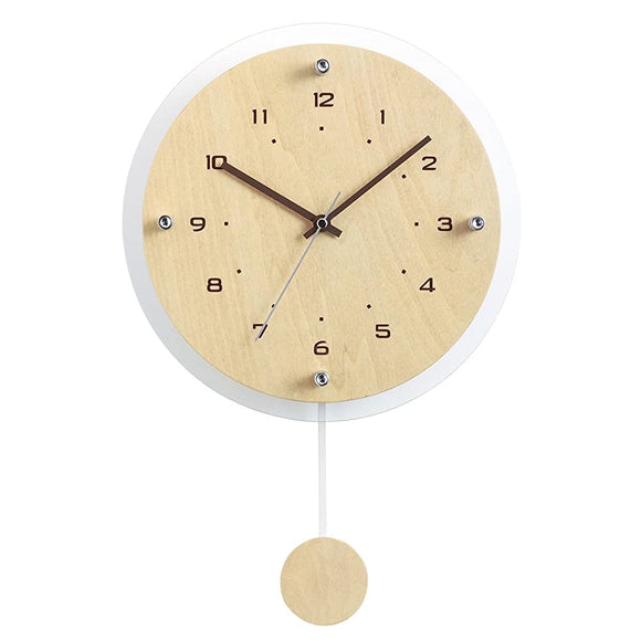 NOA W-473 N Atomic Clock Wall Clock Antique Pendulum Clock Natural