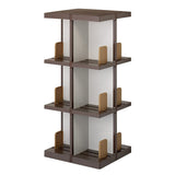 ISETO I-485 Rotating Rack 3-Tier DEVIC Brown