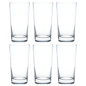 Toyo Sasaki Glass T-20117HS Glass Tumbler, Knack HS, Clear, Approx. 15.2 fl oz (450 ml), Pack of 6