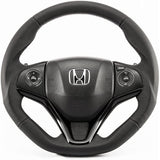 KENSTYLE (Kenstyle) Original steering HA03 Honda A type shuttle (GP7/GP8/GK8/GK9) All black leather (Silver Stitch) Steering Wheel Ha03