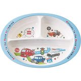 Skater M370-A Children's Plate, Melamine Lunch Plate, Plate, Plate, Tomica, 19, 25.4 fl oz (750 ml)