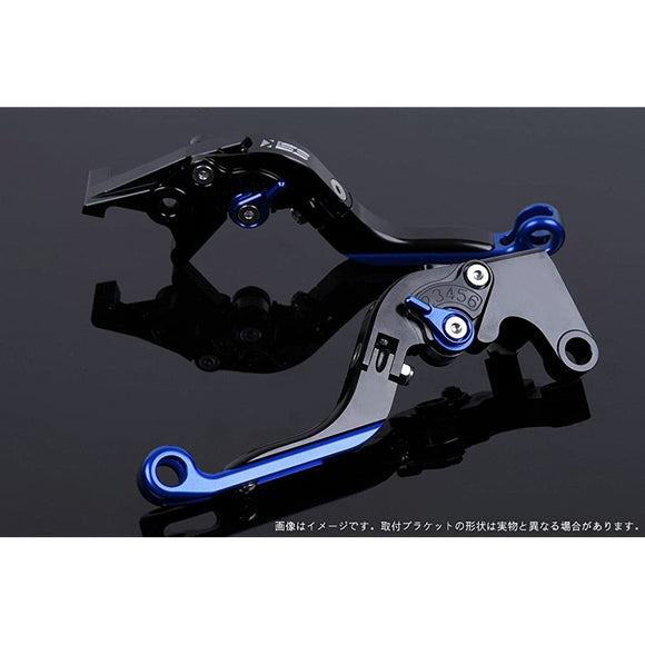SSK Adjustable extendable lever Clutch & brake set Lever body: Black Adjust: Blue Extension: Blue 900/1000 )(XJR1200/1300)(FJR1300)(VULCAN1500) KA0405814-BE-BE