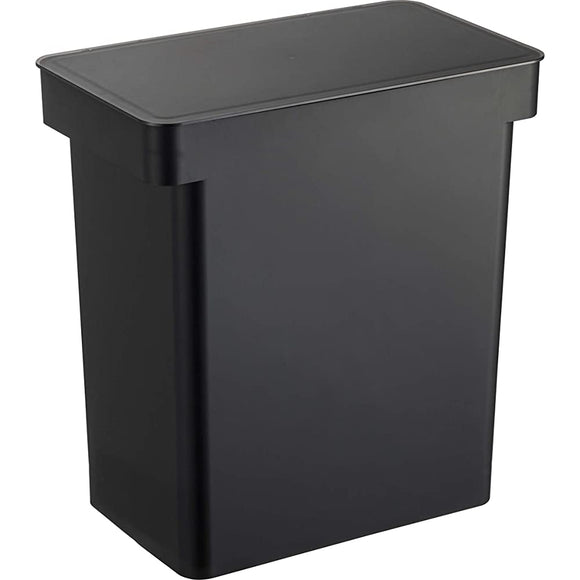 Yamazaki Industries 5426 Airtight Rice Bin, 44.1 lbs (20 kg), With Measuring Cup, Black, Approx. W 16.1 x D 9.4 x H 16.7 inches (41 x 24 x 42.5 cm), Lid Opening: Approx. 3.1 x 2.9 x 2.9 inches (7.8 x