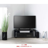 Asahi Wood Processing TV Stand, KAD Style 26 Model, Width 23.2 inches (59 cm), Black with Casters AS-KAD590-B