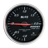Blitz Racing Meter SD 19571 Round Analog Meter φ52 Boost Meter White