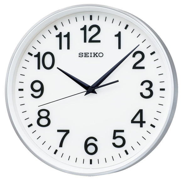 Seiko clock wall clock Satellite Atomic Analog Silver Metallic gp217s Seiko