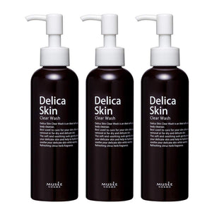 Musee Cosmetics Derike Skin Clear Wash [3 Bottles] Body Soap