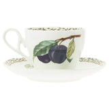 Noritake P97887/4911 Cup & Saucer (Pear Set) (Both Coffee & Tea), 8.5 fl oz (250 cc), Orchard Garden, Microwave Safe, 2 Guests, Bone China