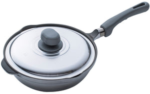 HAL Musui 600035 HAL All-Purpose Waterless Pot 23, Waterless Cooking 9.1 inches (23 cm), Frying Pan Type, Waterless Pot, Made in Japan