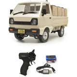 WPL Japan D12 WPL Genuine Product with Technical Compliance Mark 110 Scale Light Trucker RC Car 2WD Two-Wheel Drive Battery Included (White)