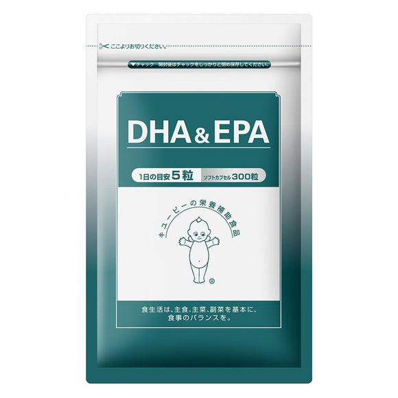 Kewpie DHA & EPA 2 months worth 300 grains [fish oil blue fish unsaturated fatty acid supplement supplement 60 days 500mg]