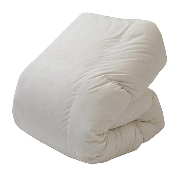 Nishikawa KA02002021 Down Comforter, Single, 85% White Duck, Bio Up Treatment, Heat Retention, Made in Japan, Royal Crescent White