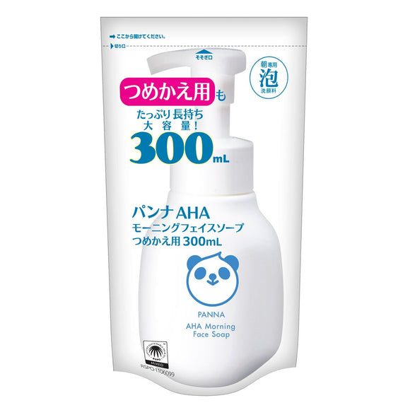 Panna AHA Morning Face Soap Foam Cleanser Refill 300ml