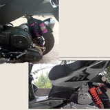 one+lifestyle Rear Suspension Cygnus X SR BW'S pcx125 Rear Suspension Set of 2 High Performance 320mm Rear Cavitation Prevention Tank Included High Performance Red Red Red Set of 2 (Red)