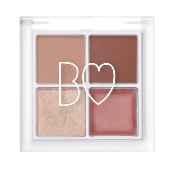 B IDOL The Eye Palette, 102, Adorable Pink Brown, 0.2 oz (7 g) (Eye Color)