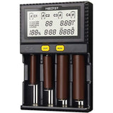 MiBOXER 18650 Battery Charger, Mini 4WD Battery, Maximum 1.5A Charging, C4