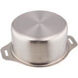 Wahei Freiz Tsubamesanjo EM-028 Removable Handle Pot, Set of 2, 5.5 inches (14 cm), 6.3 inches (16 cm), Stainless Steel, Induction Compatible