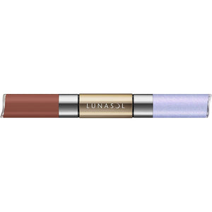 LUNASOL Dress for Lips 05 Shiny Rain Brown Lipstick